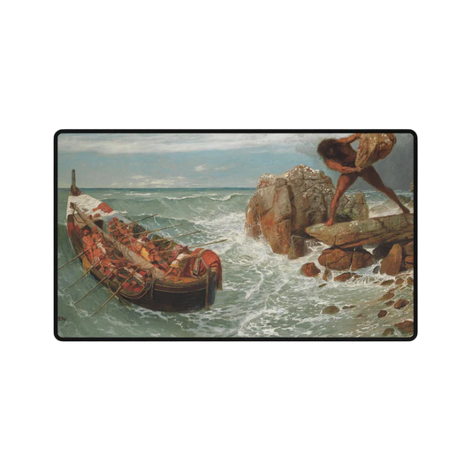 Vintage Maritime Rescue Desk Mat — Classical Art TCG Gaming Playmat