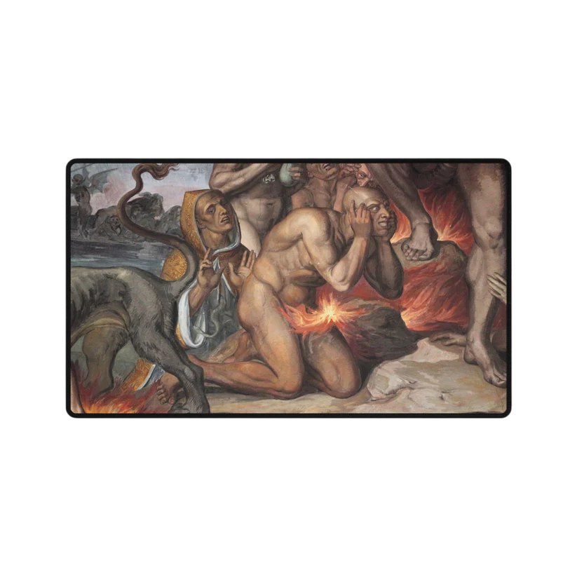 The Baroque Hellscape — Dark Classical TCG Playmat | The 19th Century Collection