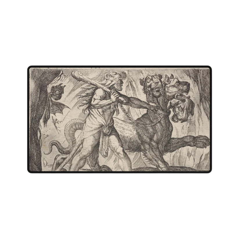 The Iron Duel — Mythic Beast TCG Playmat | The 19th Century Collection