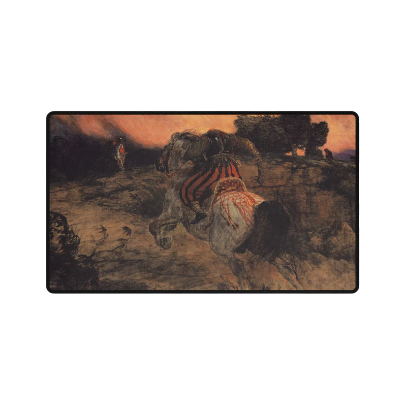 The Dusk Omen — Vintage Mythic Scene TCG Playmat | The 19th Century Collection