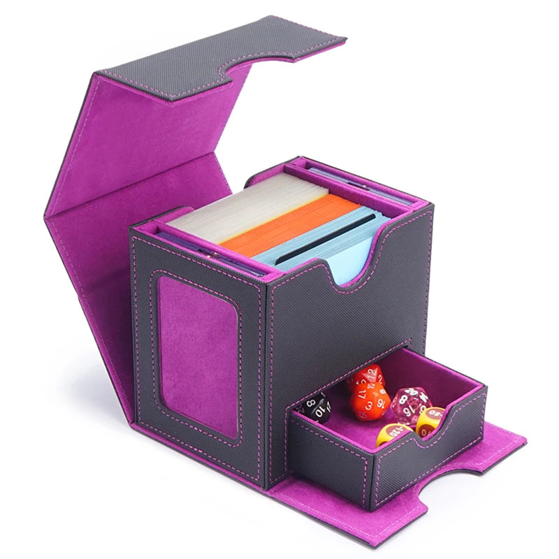 Double Commander Deck Box -- 2 Display Windows and Dice Tray
