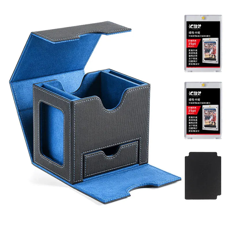Double Commander Deck Box -- 2 Display Windows and Dice Tray