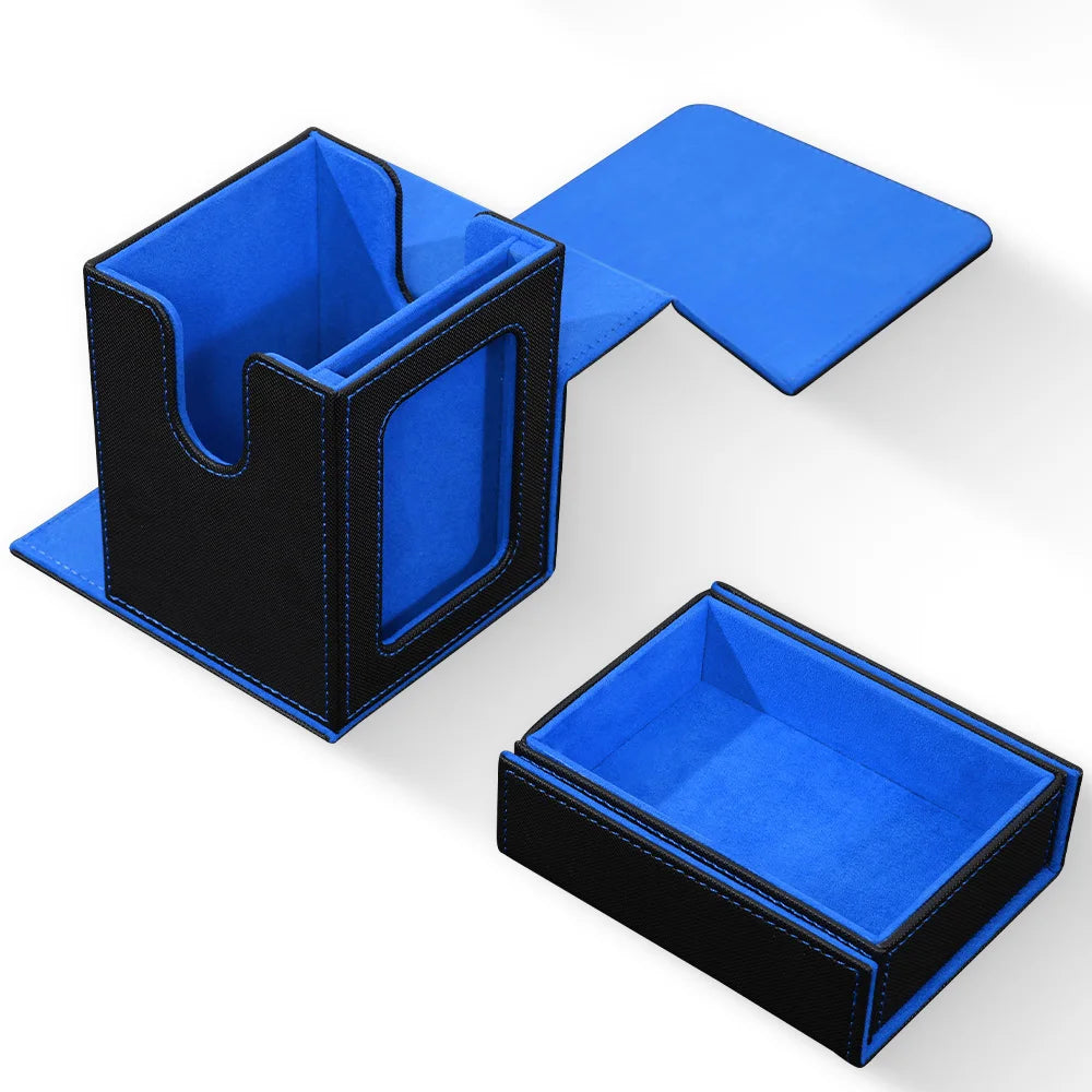 Commander Deck Box with Display Window -- Holds 100+ Double-Sleeved Cards