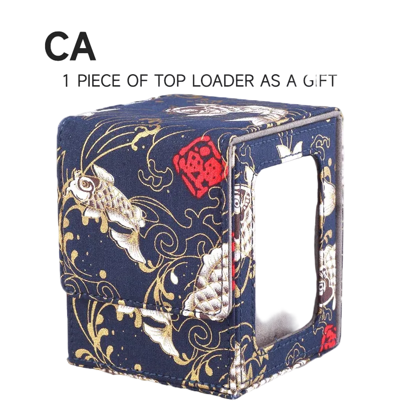 Deck Box with Display Window -- Holds 120+ Sleeved Cards