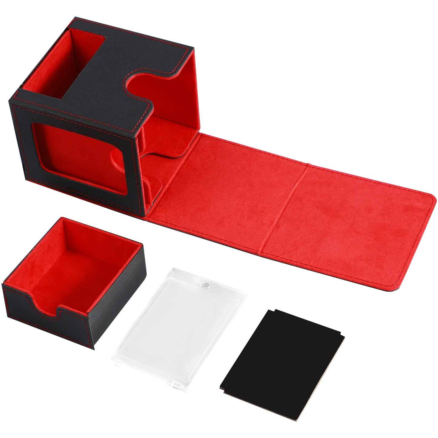 Large Capacity Deck Box with Dice Tray -- Holds 310+ Cards