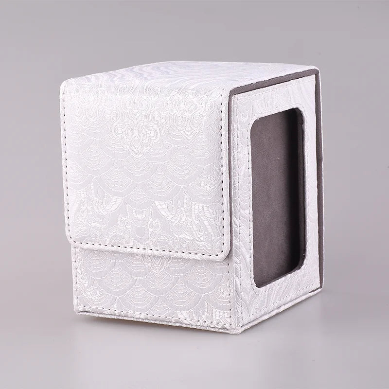 Deck Box with Display Window -- Holds 120+ Sleeved Cards