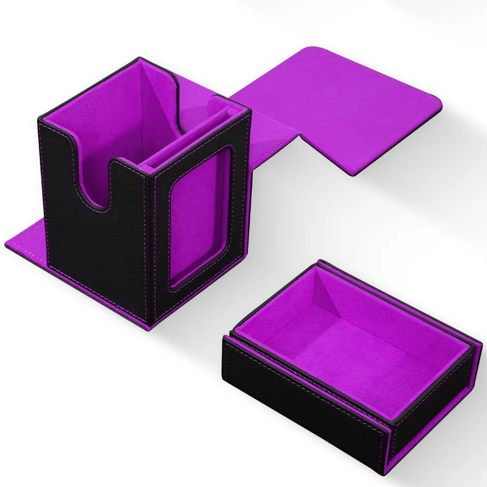 Commander Deck Box with Display Window -- Holds 100+ Double-Sleeved Cards
