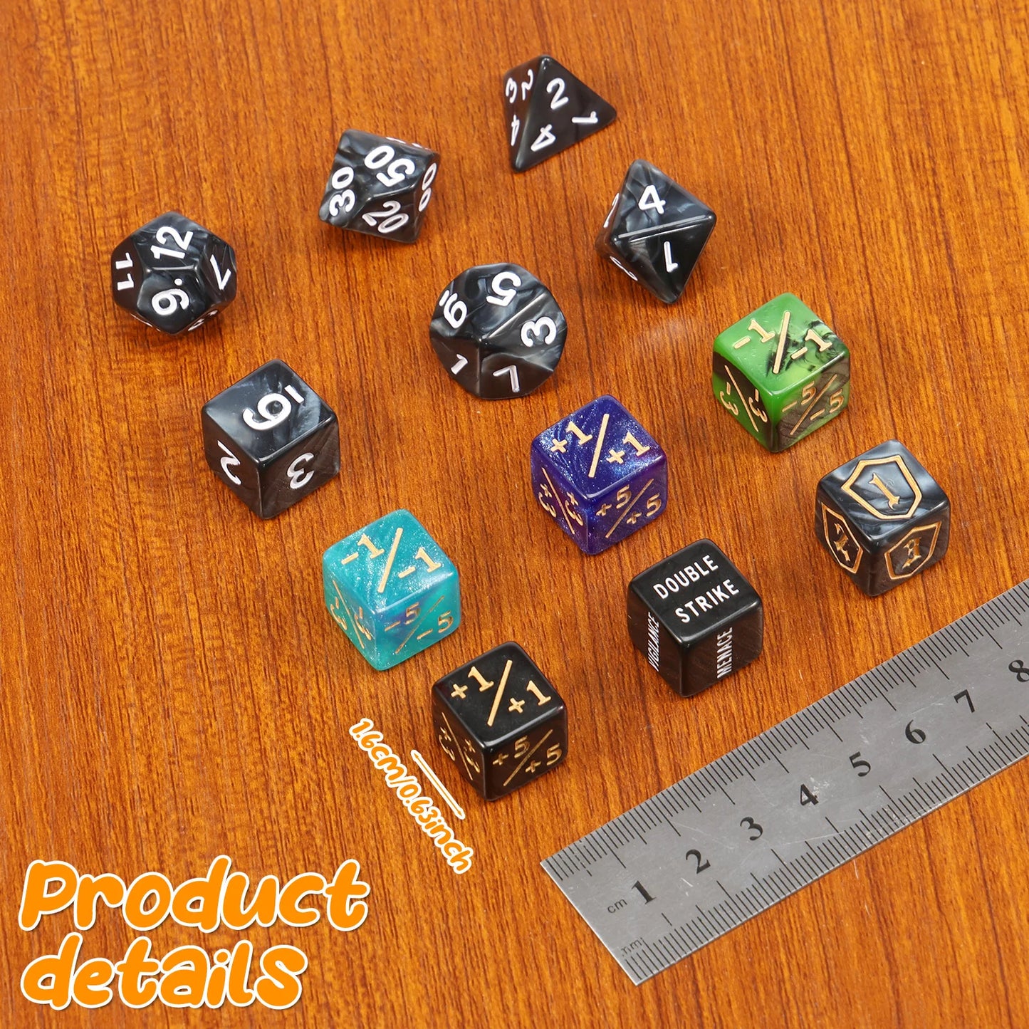 78pc MTG Counter Dice Set -- +1/+1, Keywords, Polyhedral and More