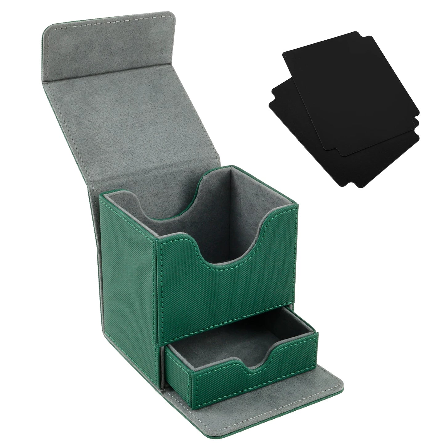 Large Capacity Deck Box with Dice Tray -- Holds 310+ Cards