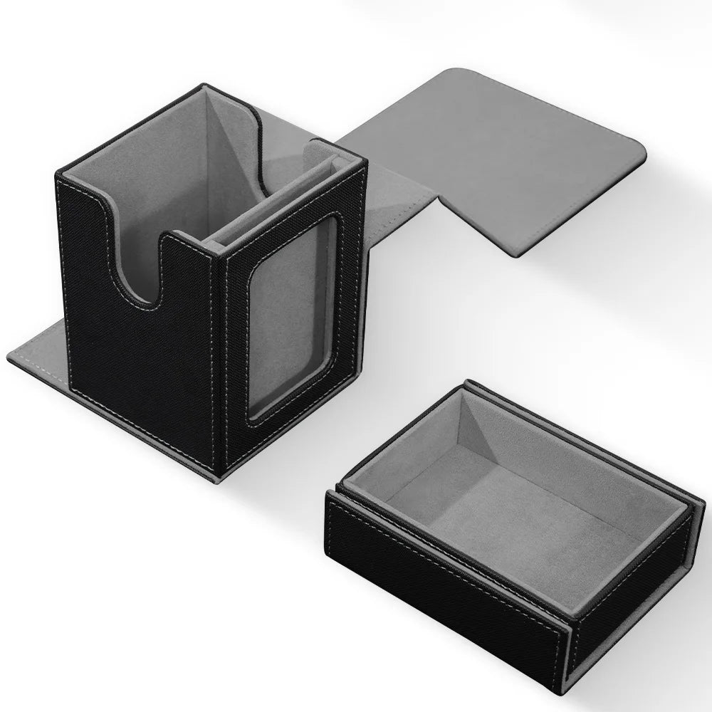 Commander Deck Box with Display Window -- Holds 100+ Double-Sleeved Cards