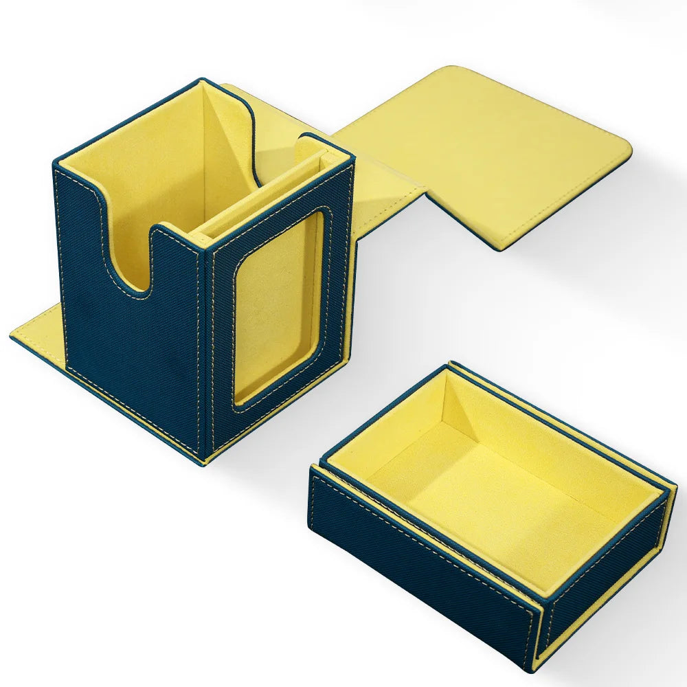 Commander Deck Box with Display Window -- Holds 100+ Double-Sleeved Cards