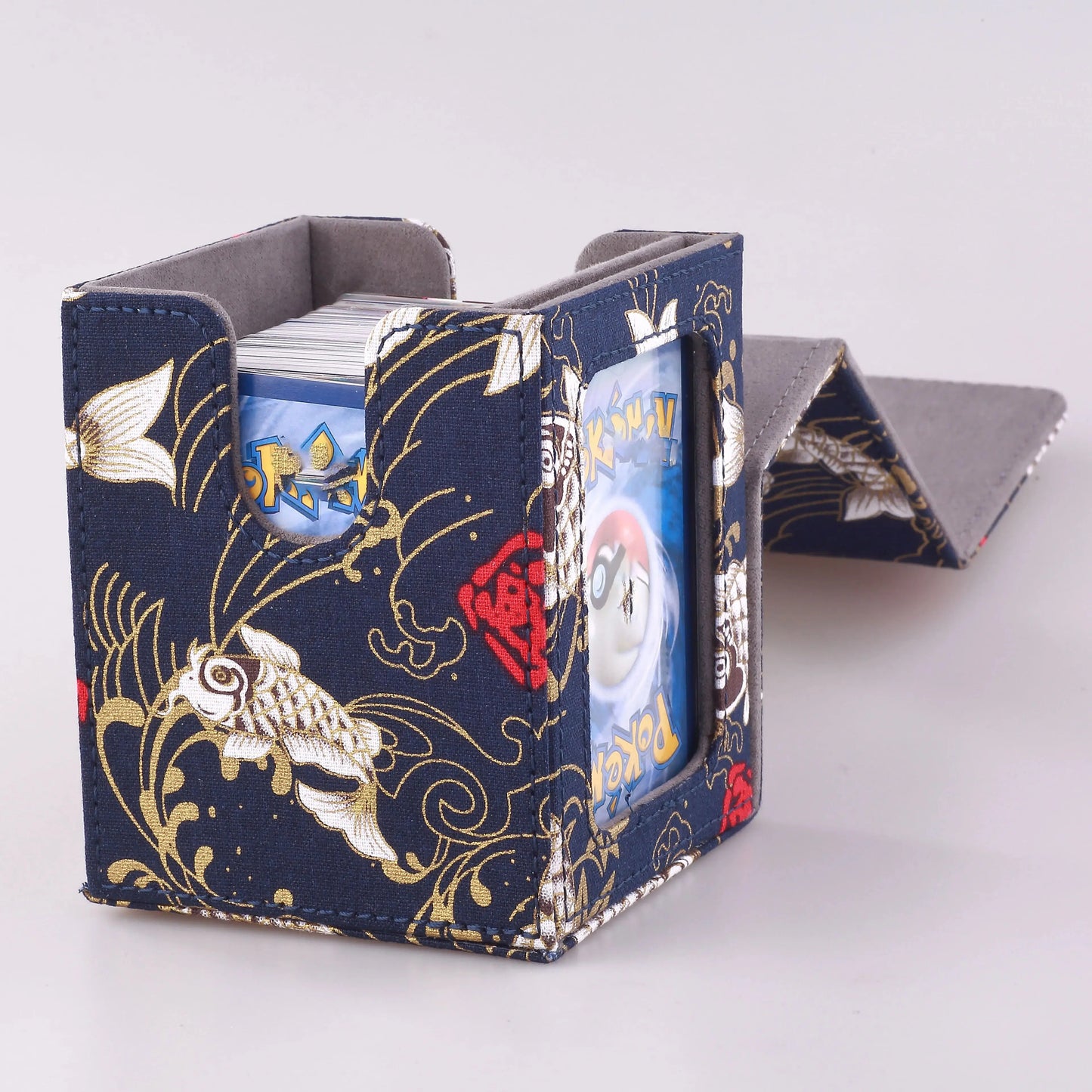 Deck Box with Display Window -- Holds 120+ Sleeved Cards