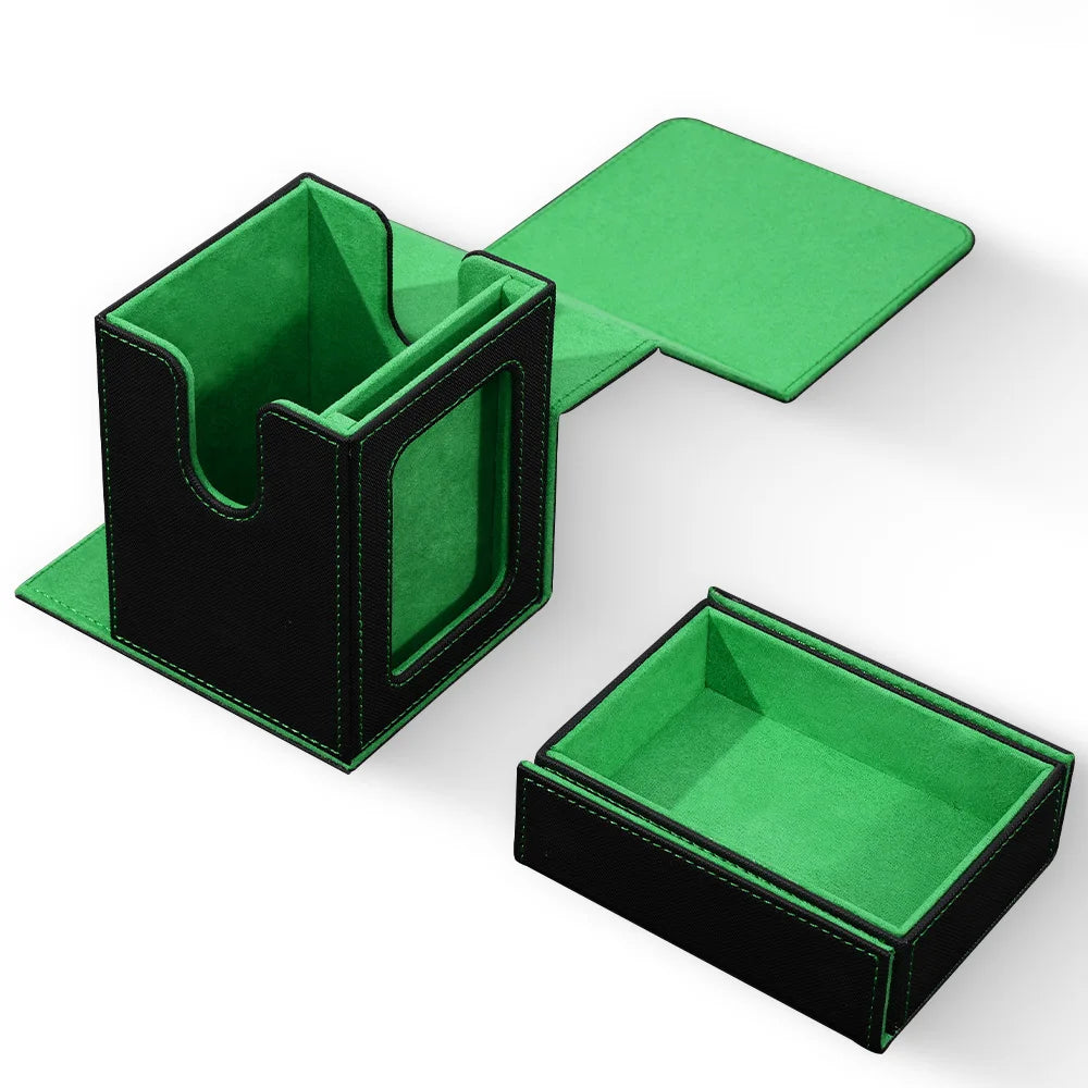 Commander Deck Box with Display Window -- Holds 100+ Double-Sleeved Cards