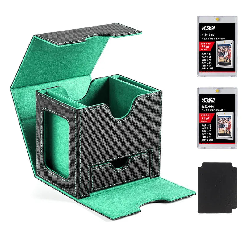 Double Commander Deck Box -- 2 Display Windows and Dice Tray