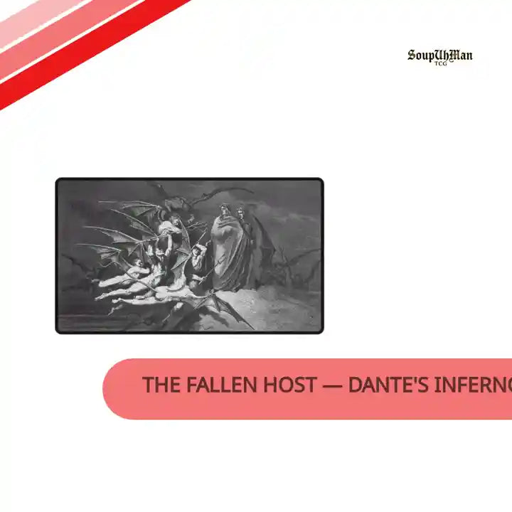 The Fallen Host &mdash; Dante's Inferno Winged Figures TCG Playmat | The 19th Century Collection by@Outfy