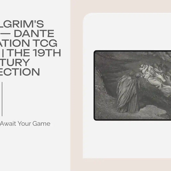 The Pilgrim's Weight &mdash; Dante Illustration TCG Playmat | The 19th Century Collection by@Outfy