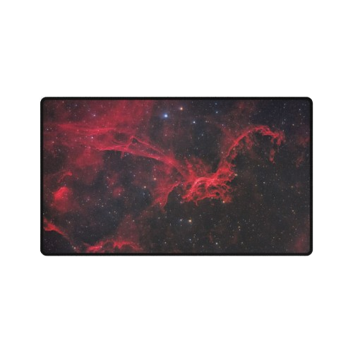 The Crimson Void — Red Nebula Space Playmat